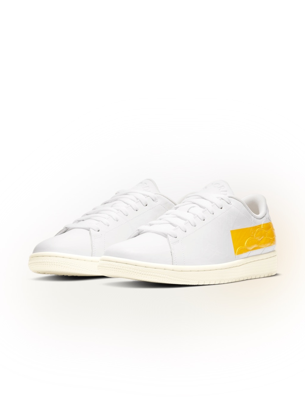 Air Jordan 1 Centre Court University Gold Low Top Sneaker Men’s 10.5 DJ2756-102